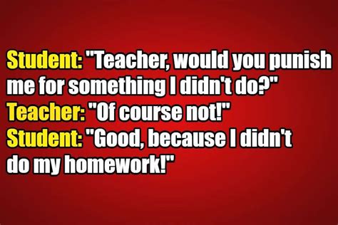 Read The Funniest Teacher Jokes