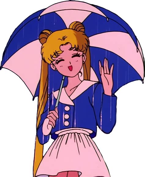 Serena Tsukino With An Umbrella Vector By Homersimpson1983 On Deviantart