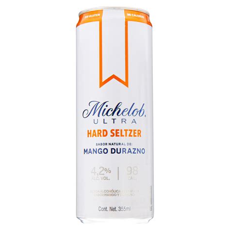 Comprar Cerveza Michelob Ultra Hard Seltzer Sabor De Mango Durazno 355
