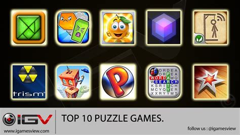 Top 10 Puzzle Games For Iphone Ipad Ipod Touch Youtube