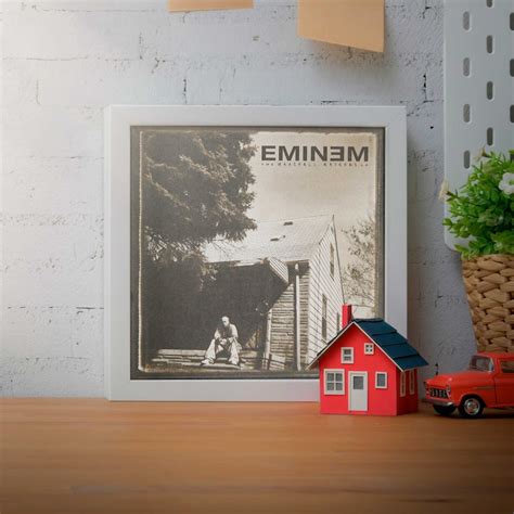 Eminem The Marshall Mathers Lp Print Art Poster Can Be Etsy