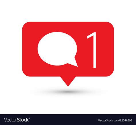 Social Media Icon Comments Comment Button Symbol Vector Image