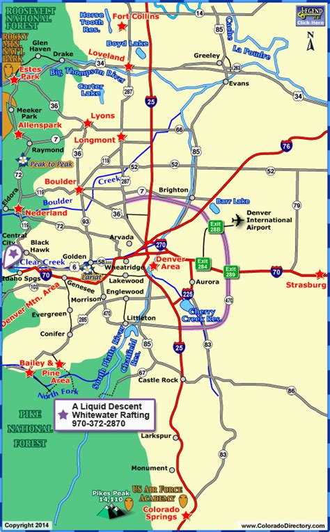 Map Of Lyons Colorado Secretmuseum