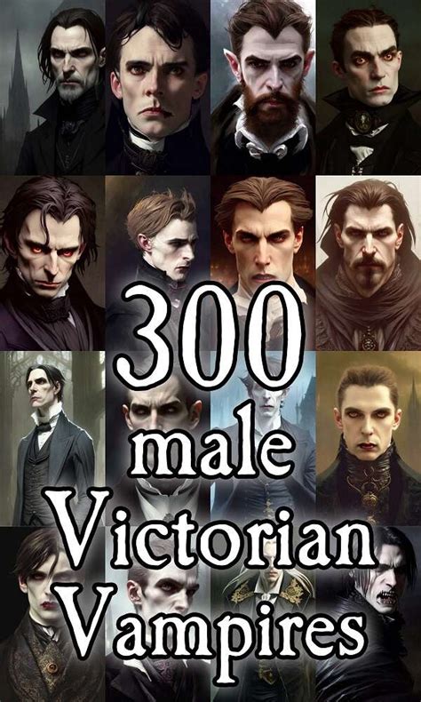 Character Portraits 300 Male Victorian Vampires Curadmir Press