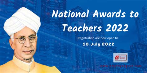 National Teachers Award 2022 राष्ट्रीय शिक्षक सम्मान 2022 आवेदन की
