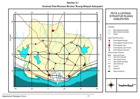 Peta Struktur Ruang Kawasan Perdagangan Dan Jasa Kota Tarakan Tarakan