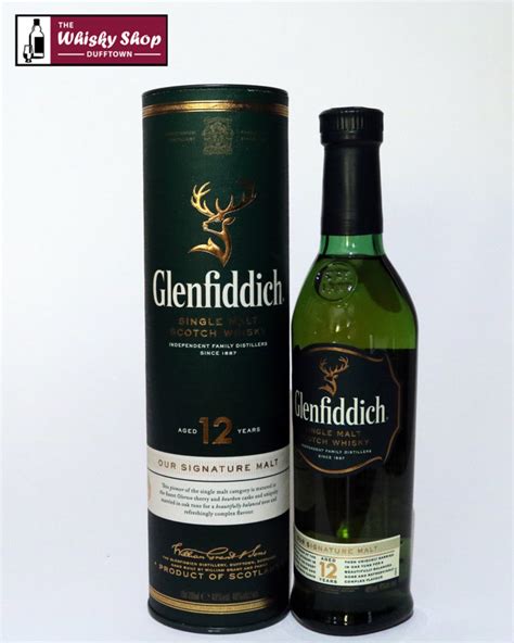 Glenfiddich 12 Years Old Single Malt Scotch Whisky 20cl The Whisky