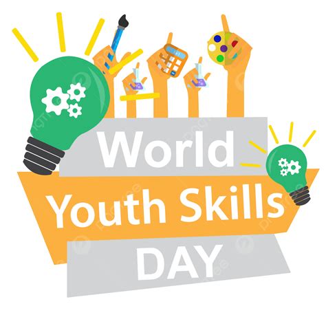 World Youth Day Vector Design Images Happy World Youth Skills Day In