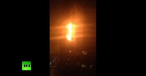 Massive Fire Engulfs Dubais Tallest Residential Tower The Footage Is Super Scary