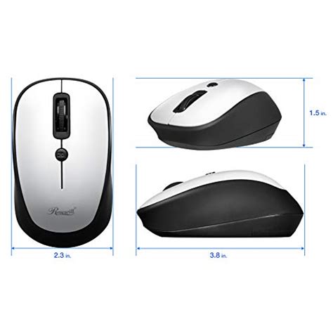 Rosewill Rwm 002 Portable Cordless Compact Travel Mouse Optical Sensor