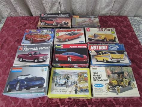 Lot Detail Eleven Vintage Model Car Kits