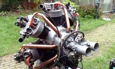 Video Amazing 7 Cylinder Radial Engine Built From Vw Parts — See It Run Macs Motor City Garage