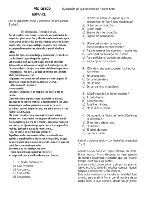 4to Grado Bimestre 5 Pdf México Nueva España