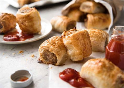 Delicious homemade sausage rolls that can be adapted to include your favourite herbs! Homemade Sausage Rolls | RecipeTin Eats