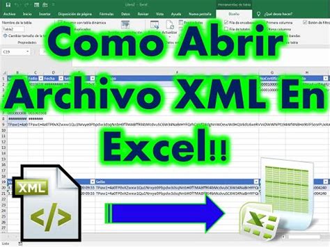Como Abrir Archivo XML En Excel YouTube