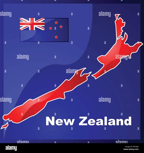 New Zealand Map High Resolution Stock Photography And Images Alamy