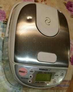 Zojirushi Cup Rice Cooker Ns Lac White Stainless