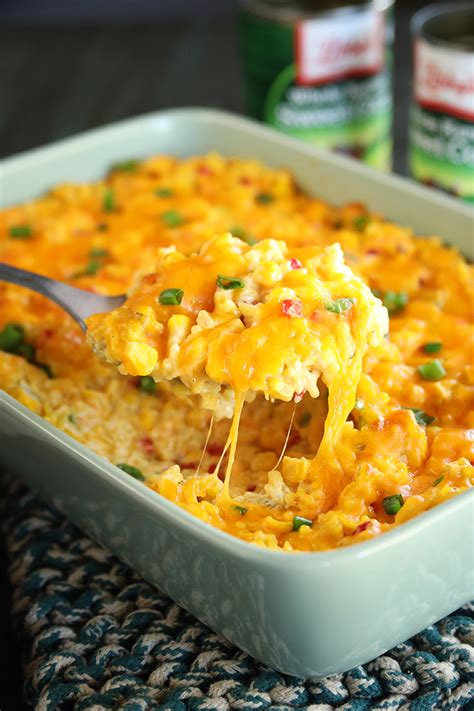 Ultimate Cheesy Corn And Rice Casserole Southern Bite