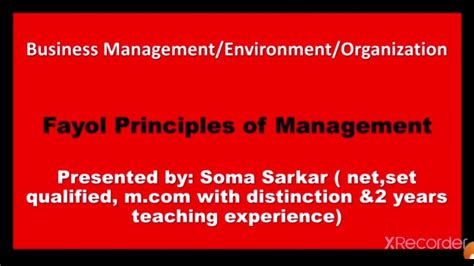 Fayols 14 Principles Of Managementfayols Principles Of Management