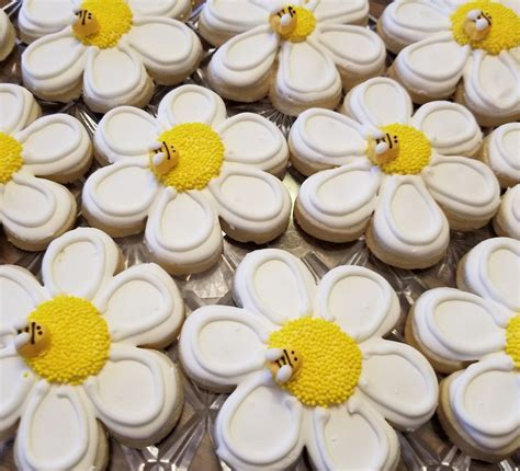 Daisy Sugar Cookies Flower Sugar Cookies