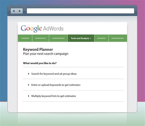 Find the right keywords to use in your google ads campaigns with our keyword planner tool. Say 'Bye' to "Google Adwords Keyword Tool" and Welcome to ...