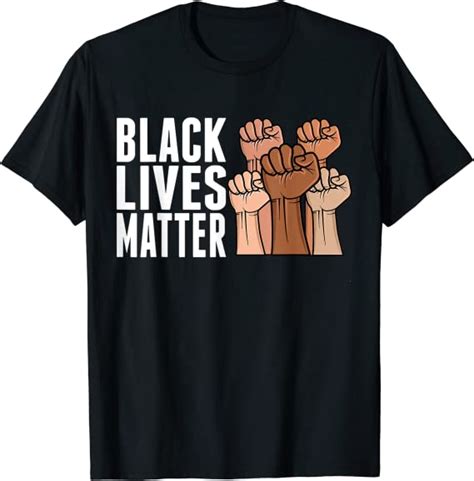 Black Lives Matter Fist T Shirt Uk Fashion
