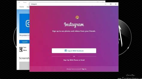 Instagram On Pc Windows 10 And 881 Youtube