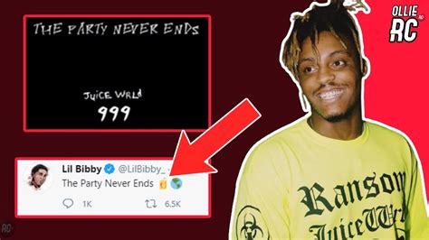 Juice Wrlds Next Album The Party Never Ends Confirmed Youtube