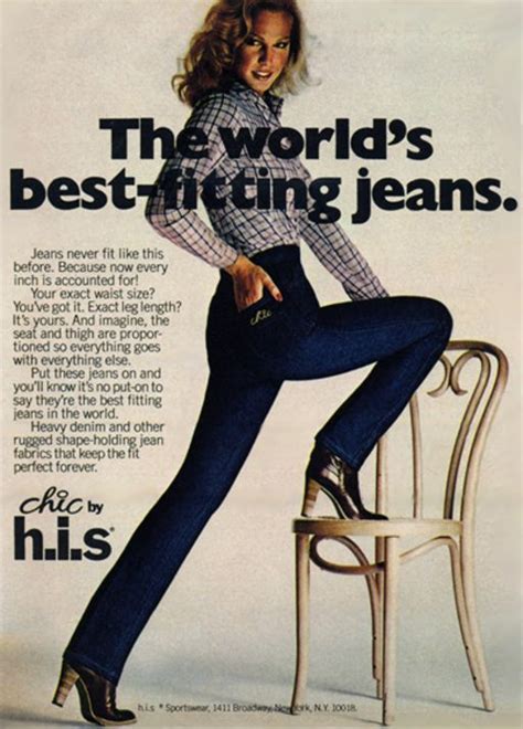 Pin By John Eighmey On Print Advertising 1970s Chic Jeans 80s