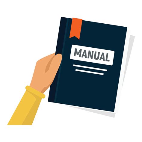 User Manual Icon Flat Style 14461588 Vector Art At Vecteezy