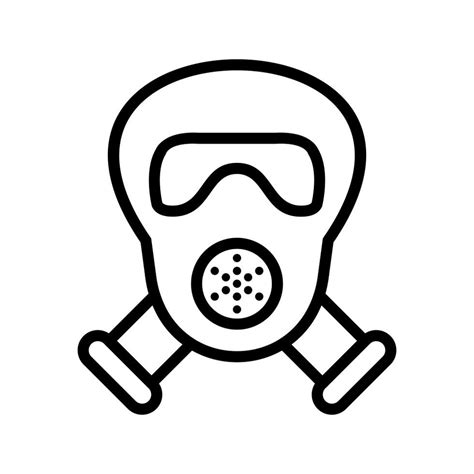 gas mask vector icon 353307 vector art at vecteezy
