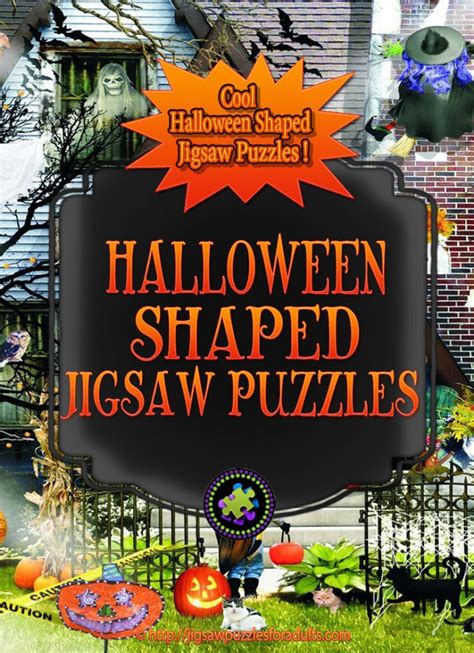 Halloween Shaped Jigsaw Puzzles Jigsaw Puzzles For Adults