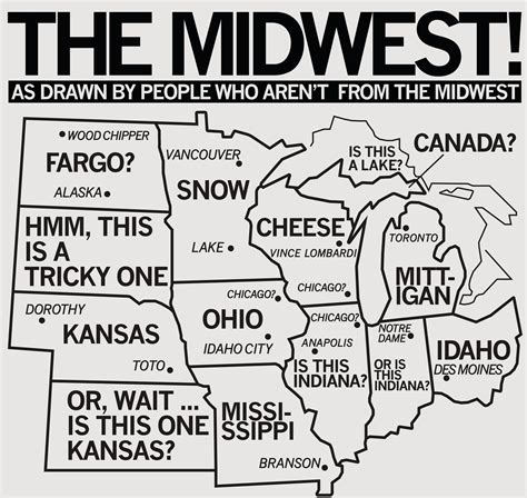 Midwest Map For Kids