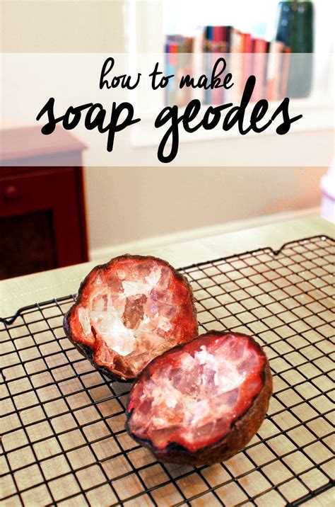 Make Your Own Geode Soaps With This Geode Soap Tutorial That Teaches