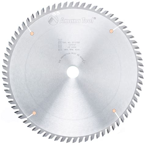 Dt12720 Carbide Tipped Sliding Table Saw 12 Inch Dia X 72t Atb 10 Deg