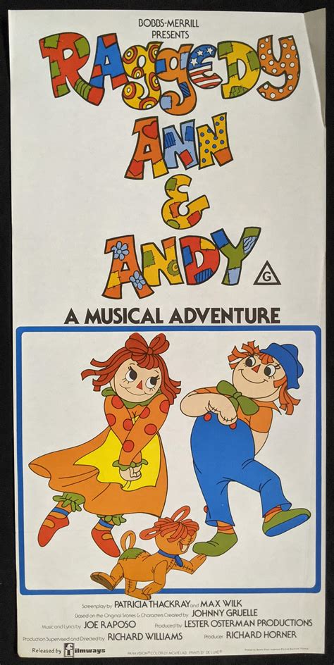 Lot Raggedy Ann And Andy A Musical Adventure 1977 Director Richard Williams Lester Osterman