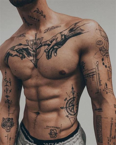 Pinterest Torso Tattoos Chest Tattoo Men Cool Chest Tattoos