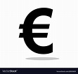 Euro symbol icon Royalty Free Vector Image - VectorStock