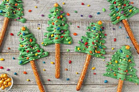 These Festive Christmas Tree Pretzel Rods Are Super Easy To Make Best