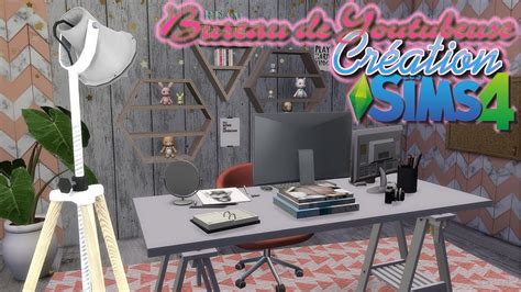 The Sims 4 Speed Build Youtuber Room Cc Links Youtube