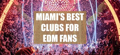 Best Clubs For Electronic Dance Music Club Bookers