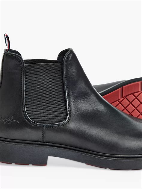 Tommy Hilfiger Elevated Leather Chelsea Boots