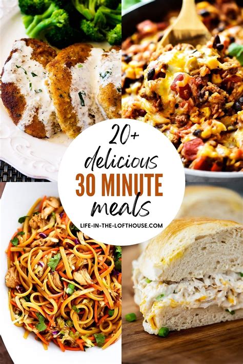 20 Delicious 30 Minute Meals Life In The Lofthouse