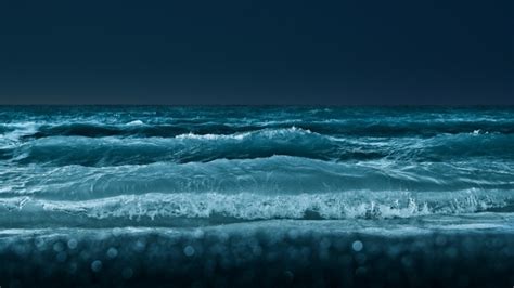 Ocean Waves At Night Hd Nature 4k Wallpapers Images Backgrounds