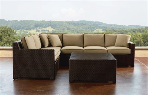 You'll love our affordable sectional sofas and couches from around the world. Agio International Monaco Tan 5pc Sectional Seating Set ...