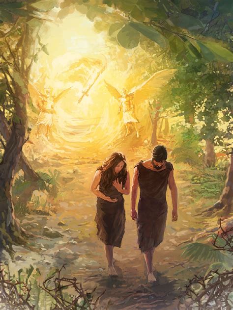 Adam And Eve In The Garden Of Eden Painting At PaintingValley Com