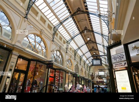 Interior Royal Arcade Melbourne Victoria Australia Stock Photo Alamy