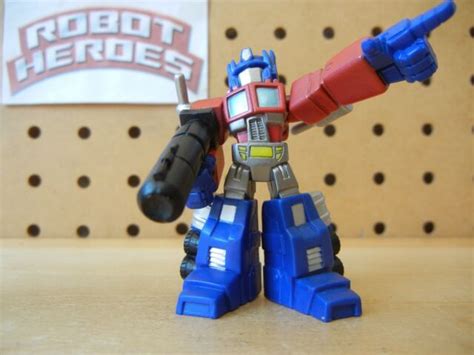 Transformers Robot Heroes Optimus Prime Holding Gun G1 From Wave 1 Ebay