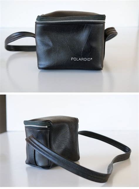 Polaroid Black Soft Leather Case Film Strap Instant Film Etsy Leather Case Leather Soft