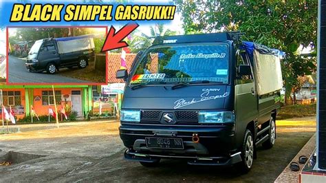 Intip Pick Up Suzuki Carry Black Simpel Wow Gasrukk Ketika Mau Jalan